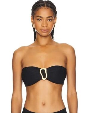 NWT PQ X Haleyy Baylee Detail Bandeau in Black Medium